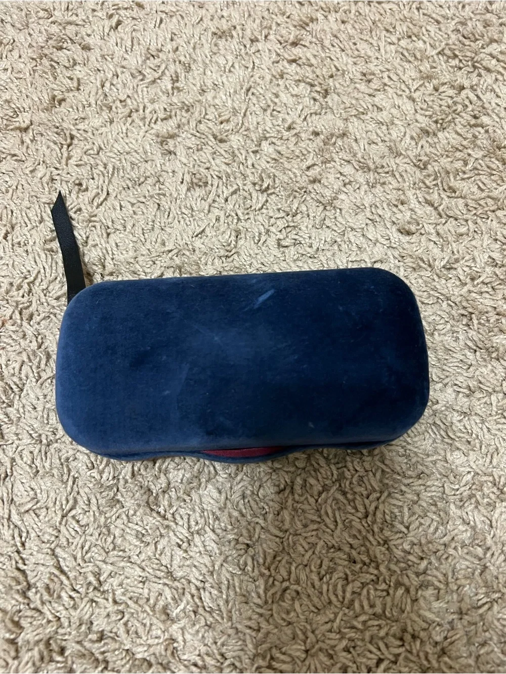Gucci Navy Blue Velvet Eyewear Case